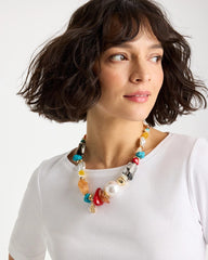 Chico's Originals Short Beaded Necklace Multi - Chico's