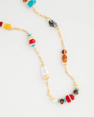 Mixed-Media Long Beaded Necklace Multi - Chico's