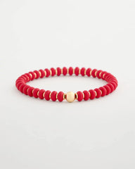 Red Beaded Stretch Bracelet Red - Chico's