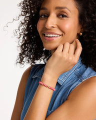 Coral Inspired Round Stretch Bracelet Coral - Chico's