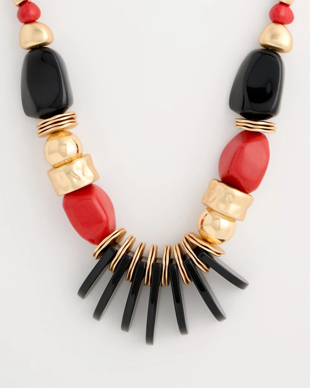 Chico's Originals Mixed-Media Bib Necklace Multi - Chico's