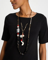 Corded Short Pendant Necklace Multi - Chico's