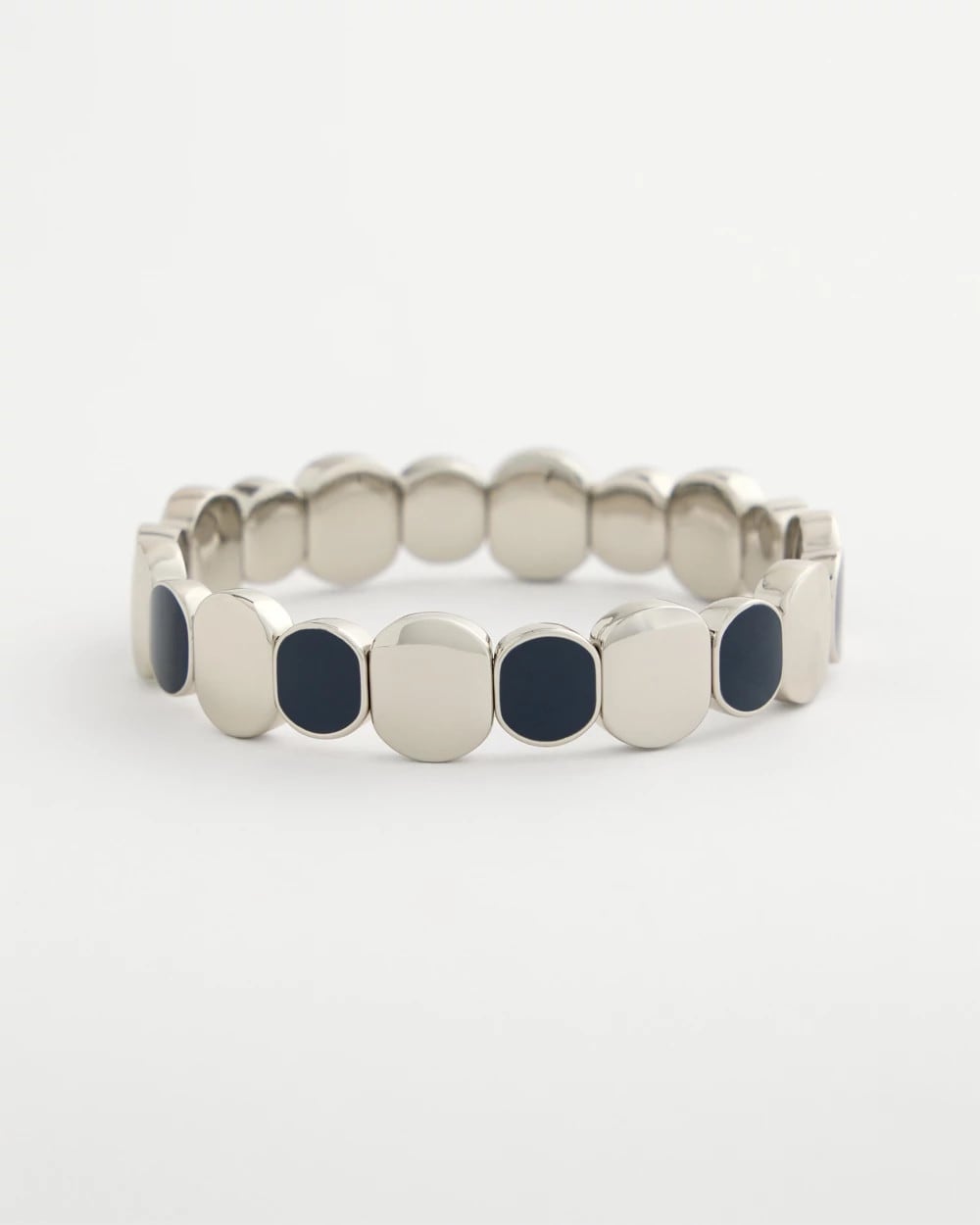 Navy Resin Glam Stretch Bracelet Navy - Chico's
