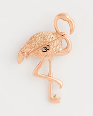 Faux Pink Diamond Flamingo Brooch Pink - Chico's
