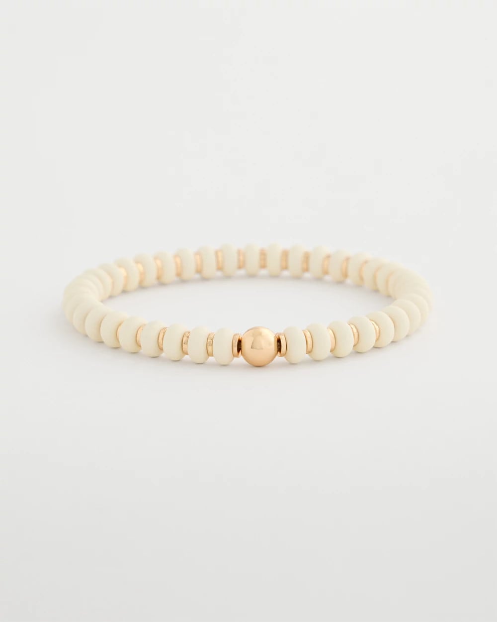 Neutral Round Stretch Bracelet White - Chico's