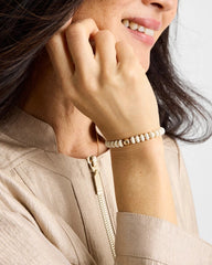 Neutral Round Stretch Bracelet White - Chico's
