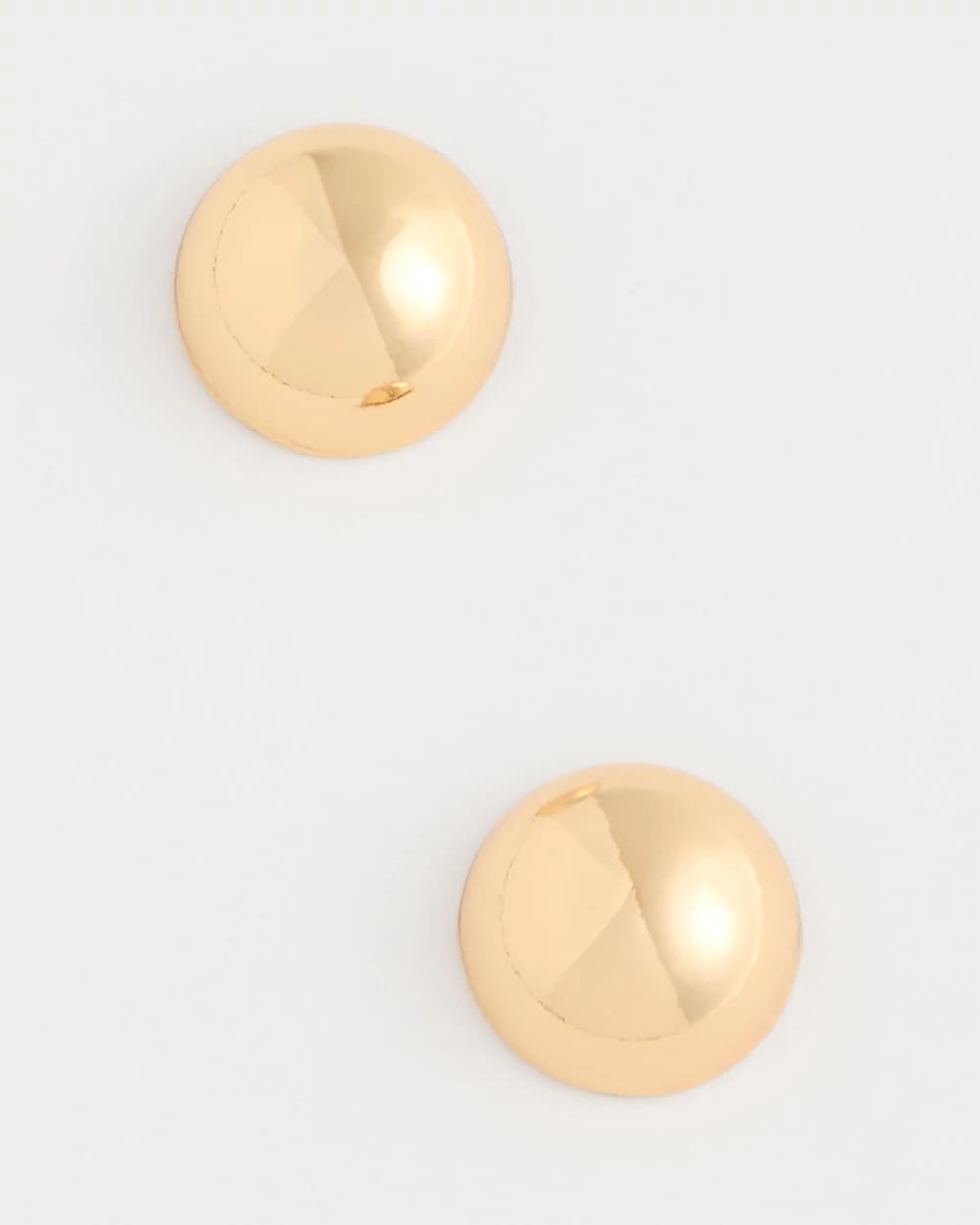 Mini Goldtone Sphere Stud Earrings Gold - Chico's