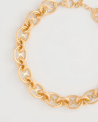 Mariner Goldtone Link Necklace Gold - Chico's