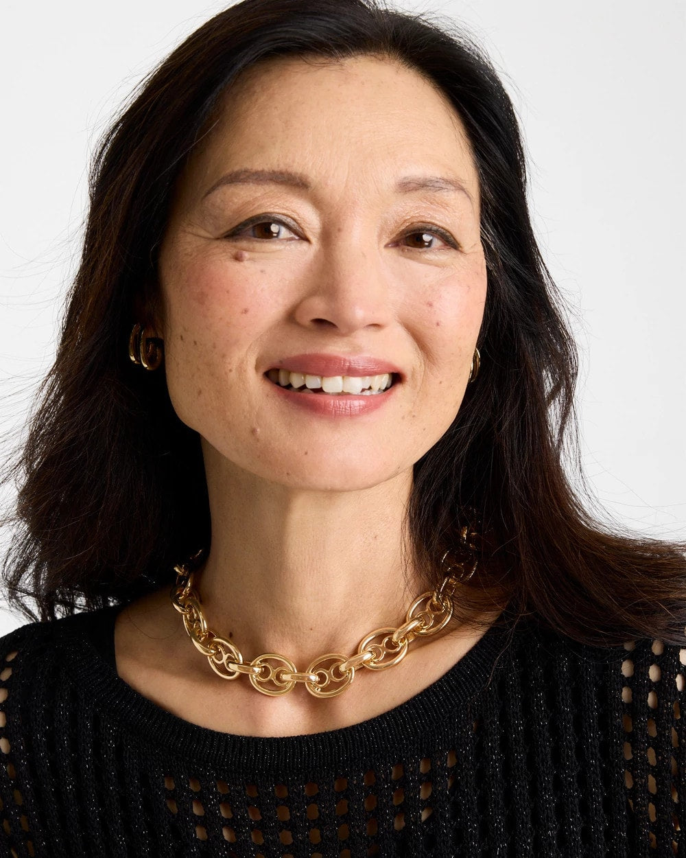 Mariner Goldtone Link Necklace Gold - Chico's