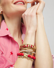 Goldtone Flexible Cuff Bracelet Gold - Chico's