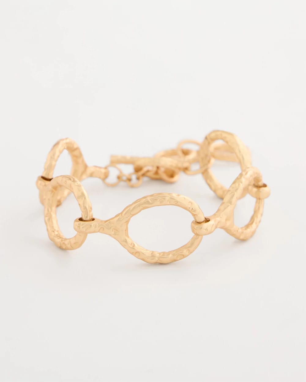 Goldtone Open Link Toggle Bracelet Gold - Chico's