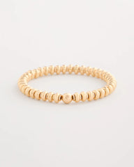 Goldtone Rounded Stretch Bracelet Gold - Chico's
