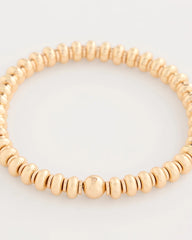 Goldtone Rounded Stretch Bracelet Gold - Chico's