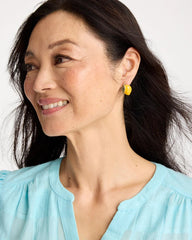 Luxurious Lemon Stud Earrings Yellow - Chico's