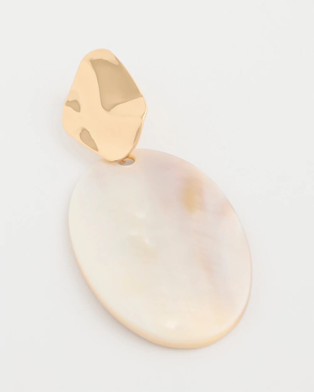 Shell Oval Drop Earrings Neutral - Chico's