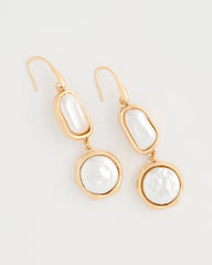 Siren Faux Pearl Drop Earrings Pearl - Chico's