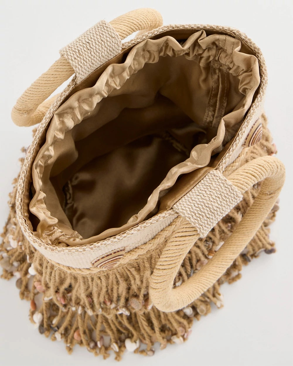 Chico's Originals Bamboo Bucket Bag Natural - Chico's