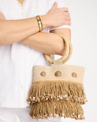 Chico's Originals Bamboo Bucket Bag Natural - Chico's