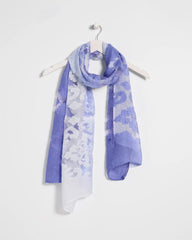 Ombre Burnout Oblong Scarf Blue - Chico's