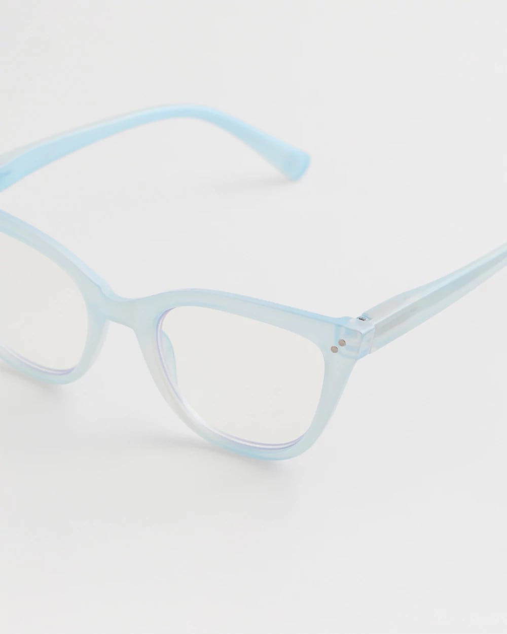 Pearlescent Cat Eye Readers Light Blue - Chico's