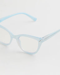 Pearlescent Cat Eye Readers Light Blue - Chico's