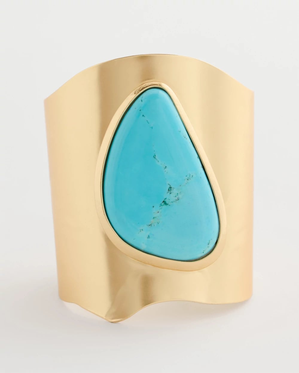 Turquoise Blue Howlite Statement Cuff Turquoise - Chico's