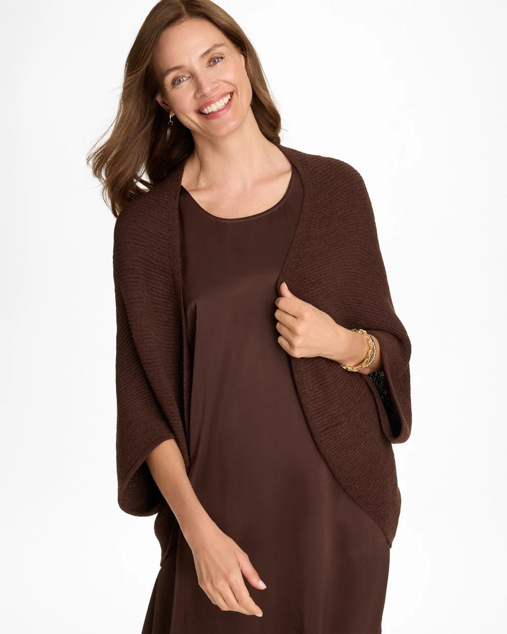 Knit Cocoon Deep Brown - Chico's