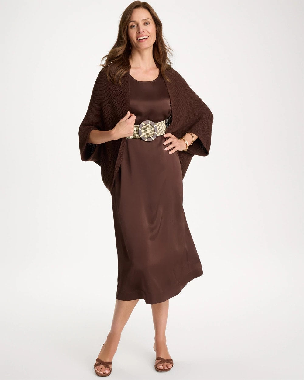Knit Cocoon Deep Brown - Chico's