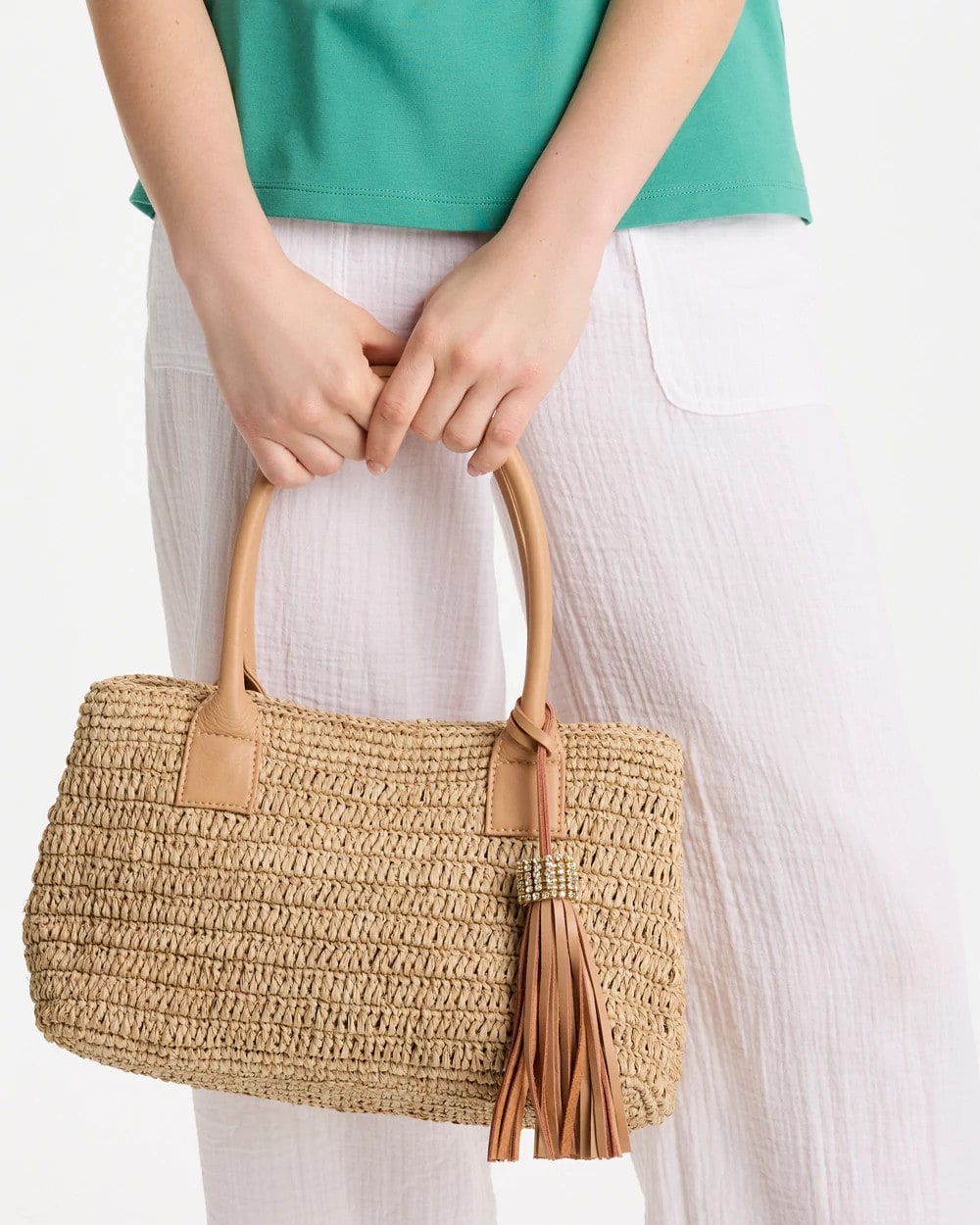 Chico's x Romi Tokyo Handbag Natural - Chico's