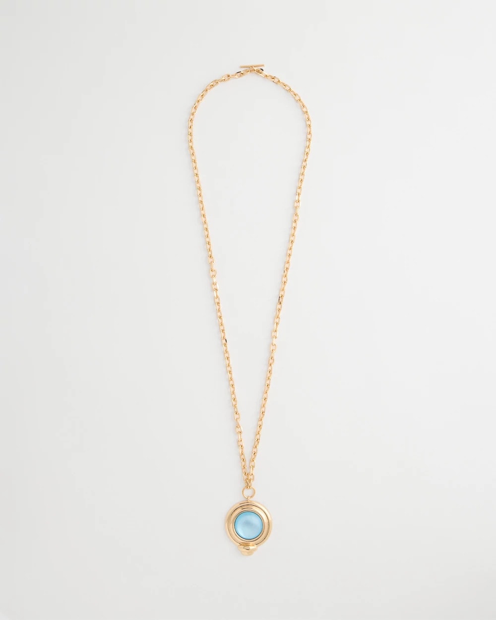 Twice As Nice Aqua Pendant Necklace Aqua - Chico's