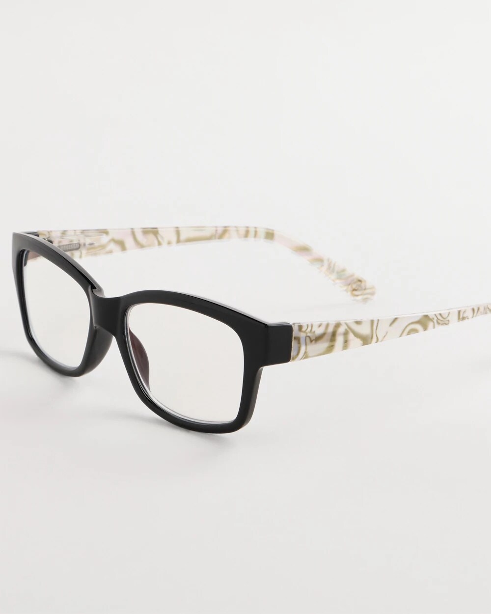 Black Square Shell Readers Black - Chico's