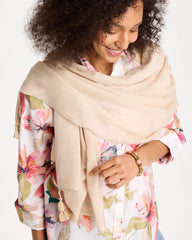 Lurex Oblong Scarf Neutral - Chico's
