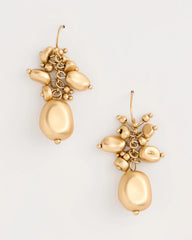 Goldtone Cluster Earrings Gold - Chico's