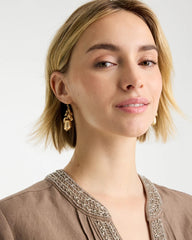 Goldtone Cluster Earrings Gold - Chico's