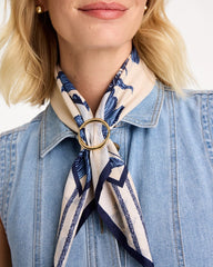 Golden Round Scarf Ring Gold - Chico's