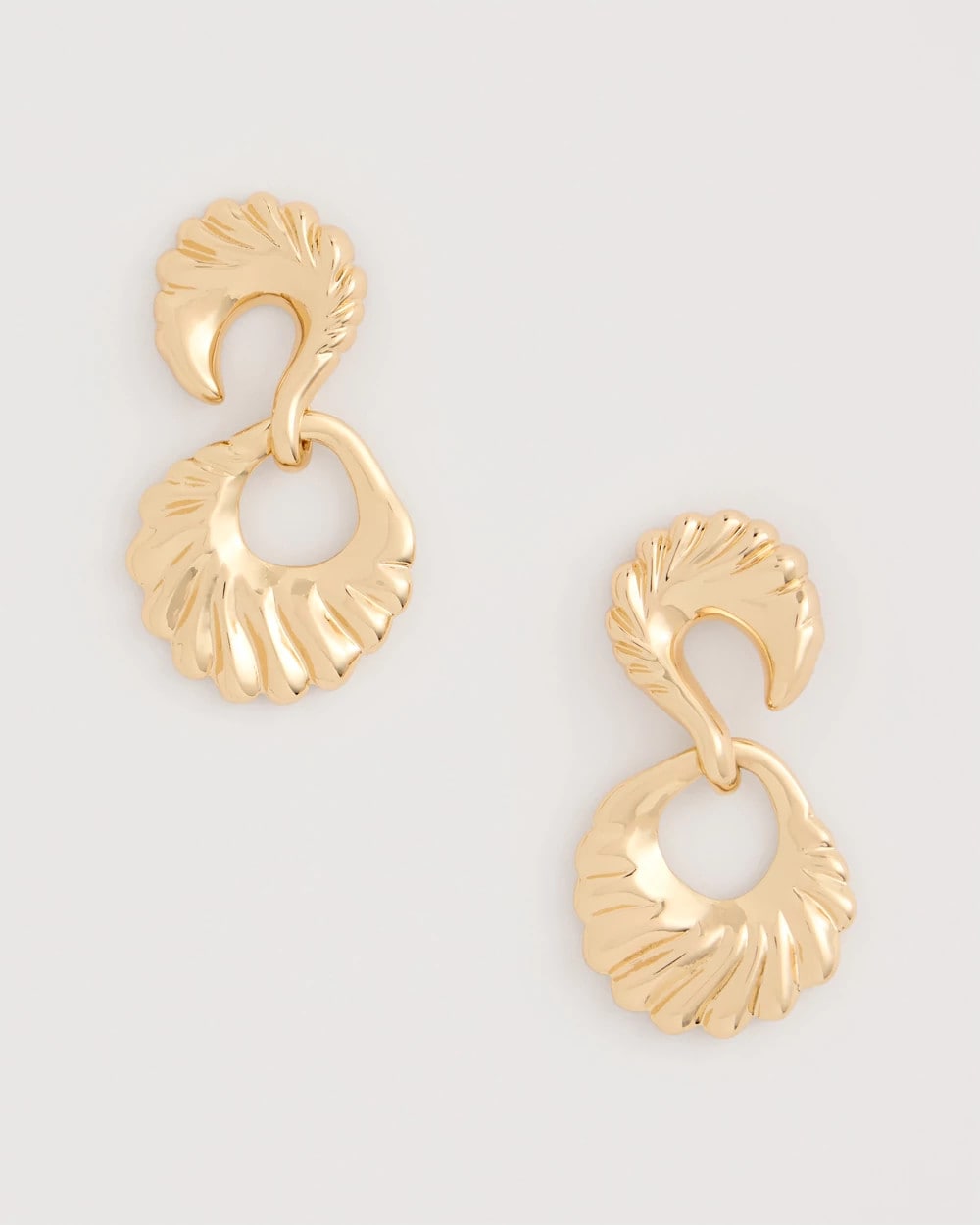 Golden Doorknocker Earrings Gold - Chico's