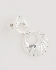 Silvertone Doorknocker Earrings Silver - Chico's
