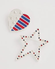 Americana Brooch Set of Two Multi - Chico's