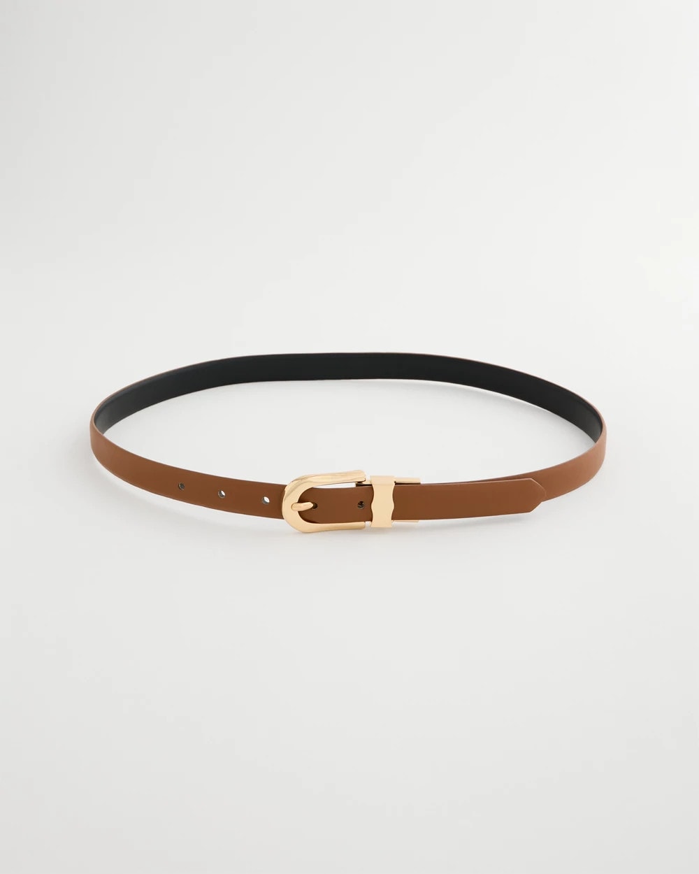 Skinny Reversible Trouser Belt Black/Brown - Chico's