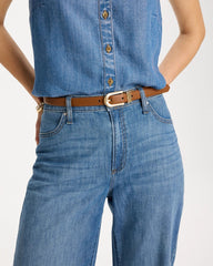 Skinny Reversible Trouser Belt Black/Brown - Chico's