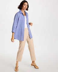 No Iron™ Linen Tunic Indigo - Chico's