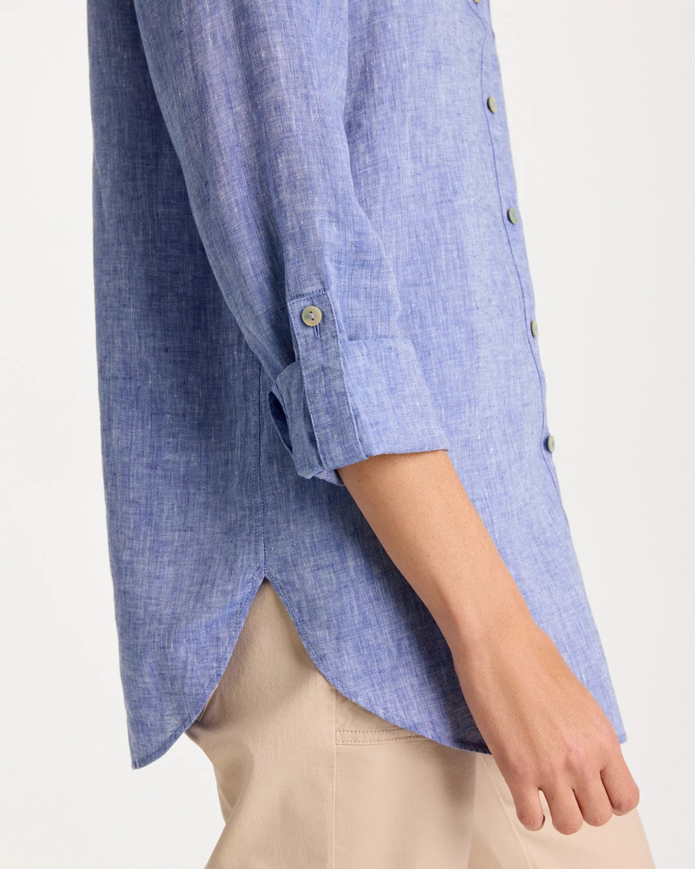 No Iron™ Linen Tunic Indigo - Chico's