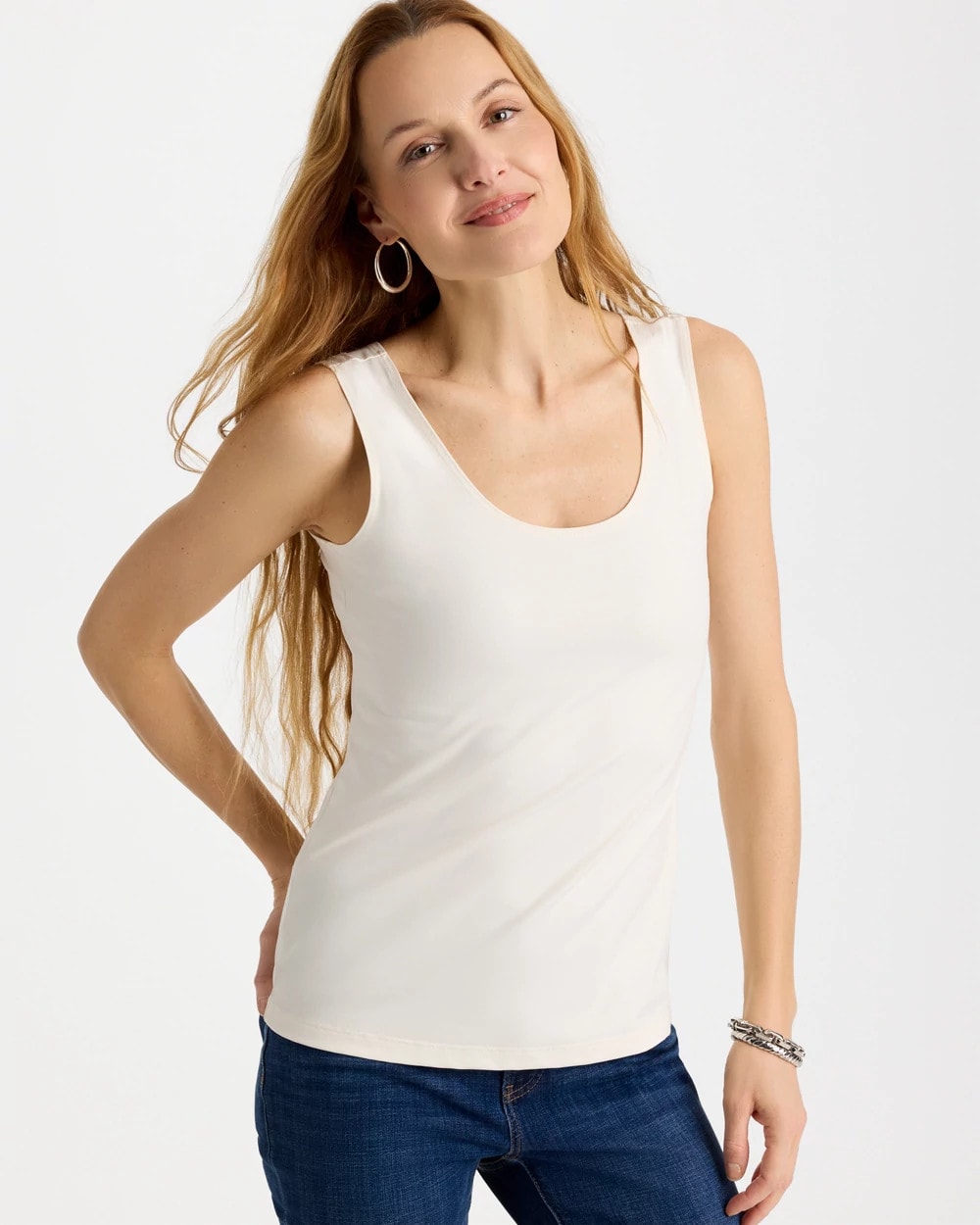 Microfiber Tank Ecru - Chico's