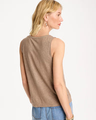 Linen Tank Topaz Smoke - Chico's