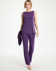 Travelers™ Side-Slit Tank Rich Amethyst - Chico's