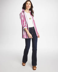 No Iron™ Stretch Striped Shirt Gladiolus - Chico's