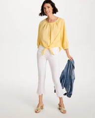 Tie-Front Top Golden Haze - Chico's