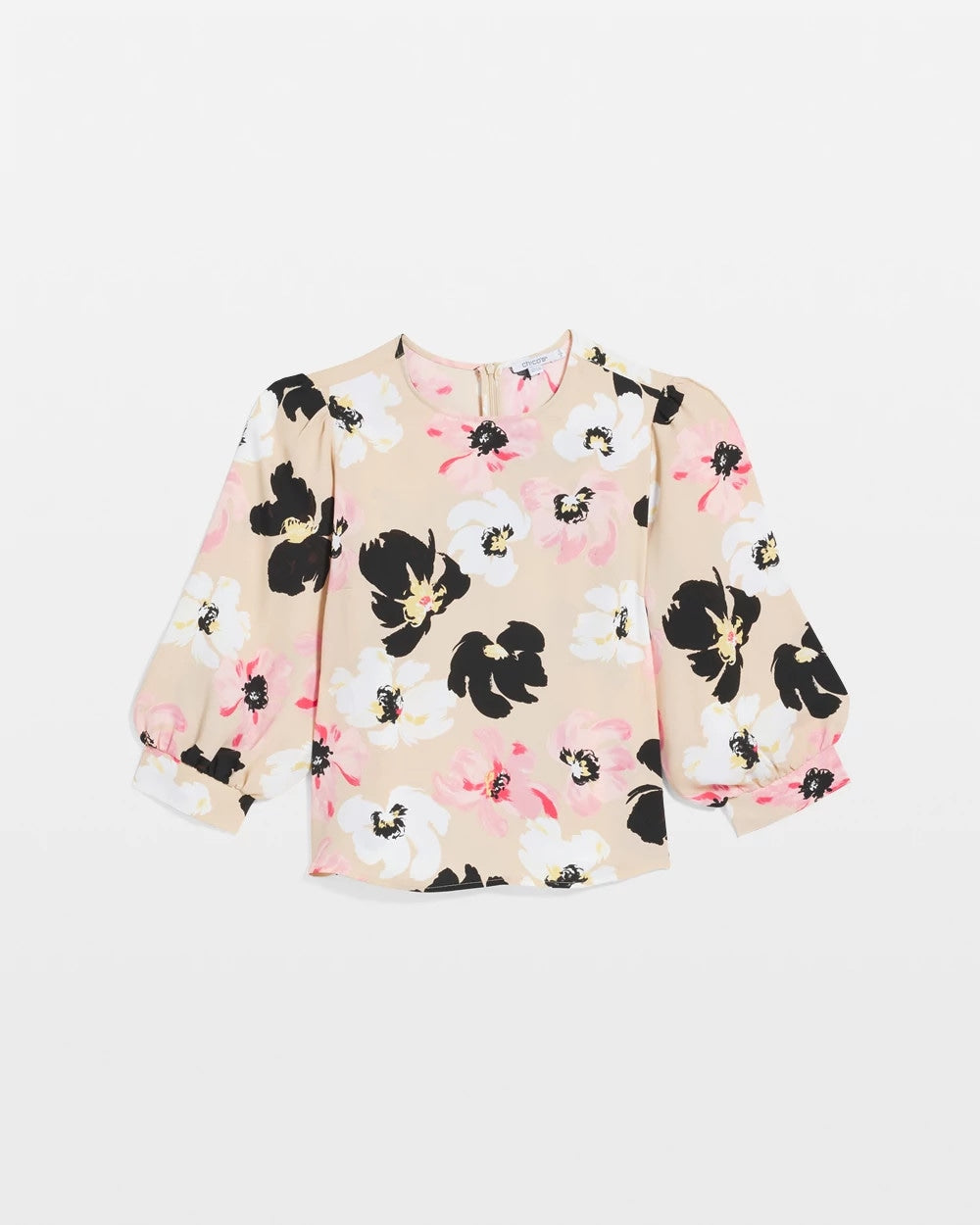 Satin Blossom Burst Top Sweet Blossom - Chico's