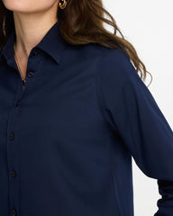 No Iron™ Stretch Shirt Classic Navy - Chico's