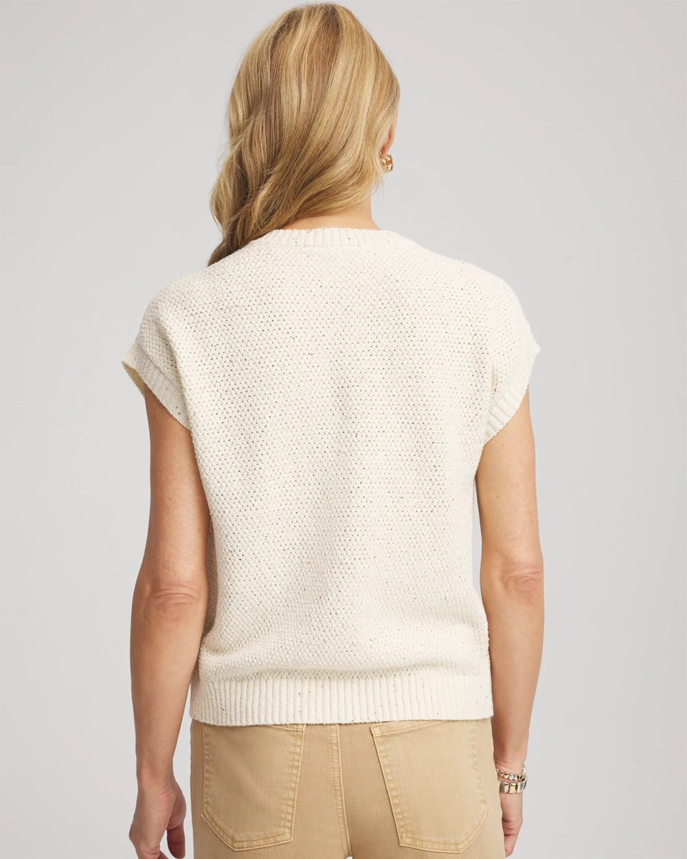 Button-Up Sweater Vest Gold - Chico's